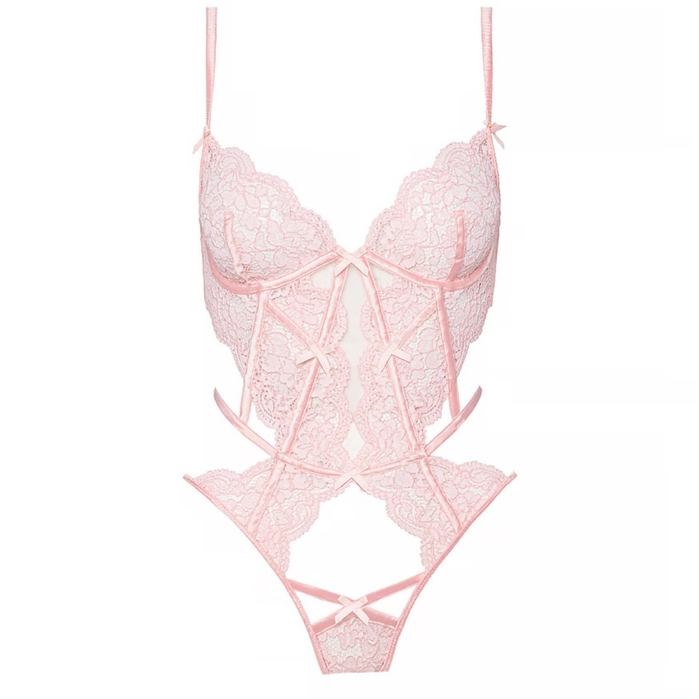 Small DD. Creamsicle Lace Bodysuit - Victoria secret for love & lemons